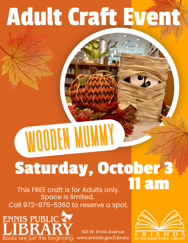 Wooden Mummy Adult Craft Event3_640